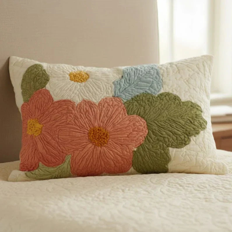Copricuscino Trapuntato – Retro Marguerite