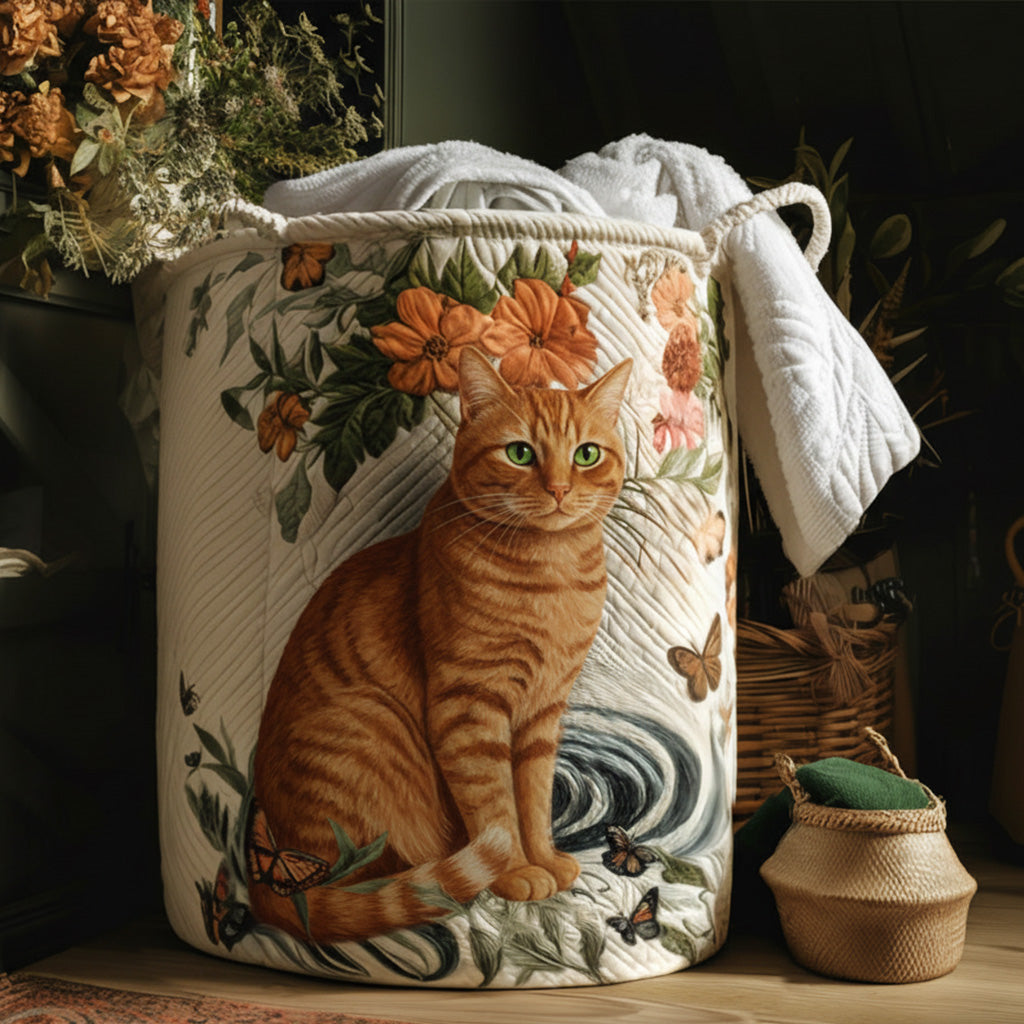 Cesto Portabiancheria – Warm Yellow Whiskers